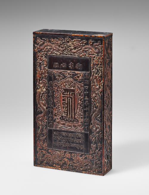 Box for a Buddhist manuscript (Heart Sutra)