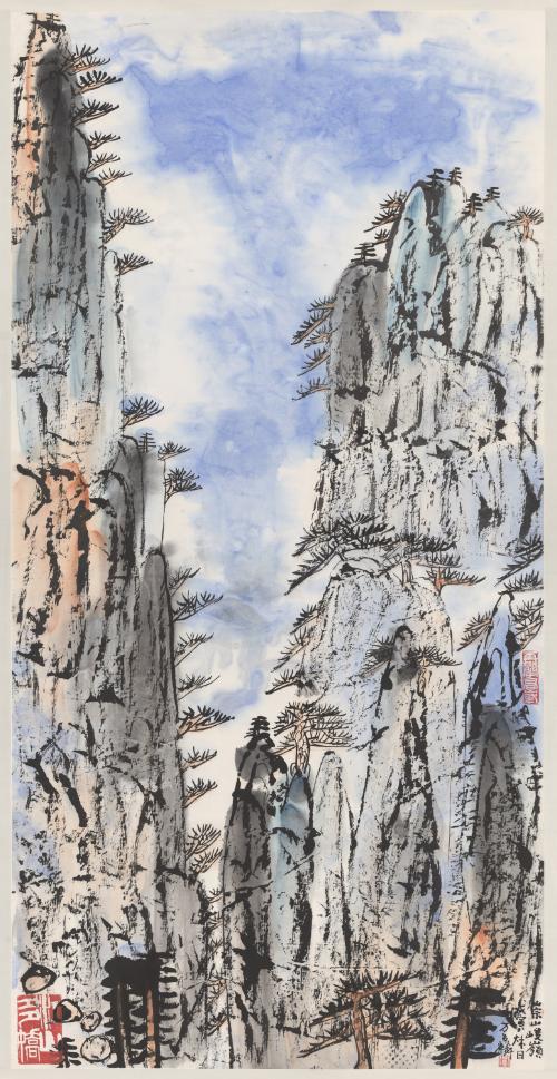 Pine-Covered Peaks