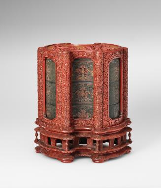 Nest of boxes on a stand