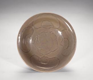 Bowl with incised flowers