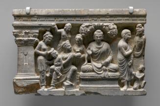 The Buddha visits his former wife and son