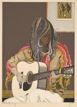 Girl Playing the Guitar