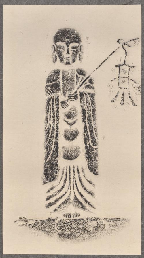 Roku-Jizo (Six Jizo), Holding Buddhist Lantern (one of set of six, 1991.134.38-.43)