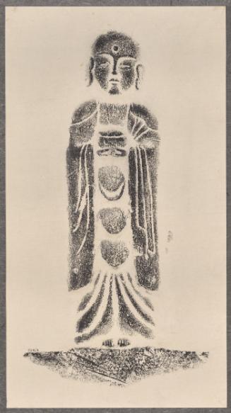 Roku-Jizo (Six Jizo) Holding Incense Burner (one of set of six, 1991.134.38-.43)