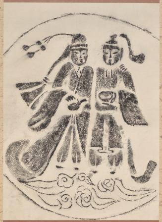 Dosojin/Couple Riding on Clouds