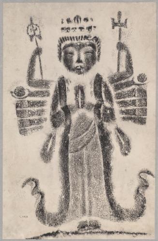 Thousand-armed bodhisattva Avalokiteshvara (Kannon)