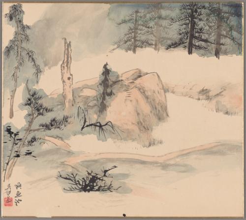 Various Scenes from the Pa Te Yuan Garden (Fish Pond)
