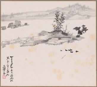 Various Scenes from the Pa Te Yuan Garden (Ducklings by the Lake)