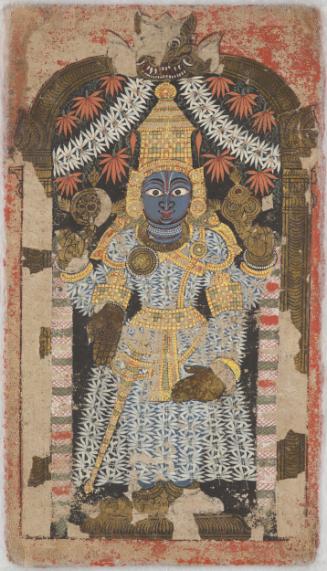 Vishnu Venkateshvara and Parashurama with battle axe