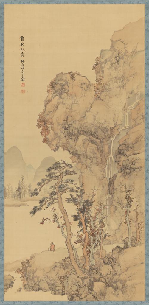 Autumn landscape in the style of Lan Ying