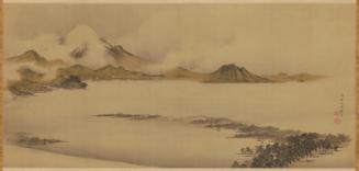 Mount Fuji and the beach at Miho no Matsubara
