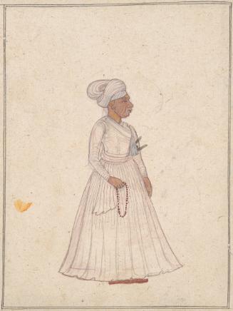 A  man in white garments