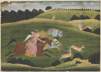 Baz Bahadur and Rupmati hunting