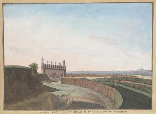 Distant view of Seringapam [sic], from Meadows Redoubt