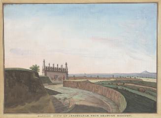 Distant view of Seringapam [sic], from Meadows Redoubt
