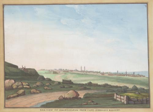 N.N.E. View of Seringapatam from Captain Sibbald's Redoubt.