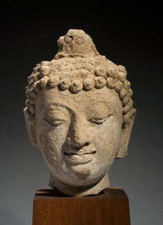 Head of a Buddha image