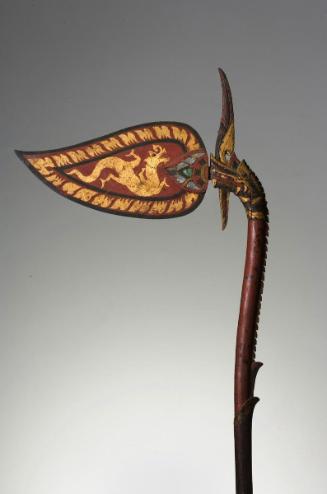 Ceremonial standard, one of a pair
