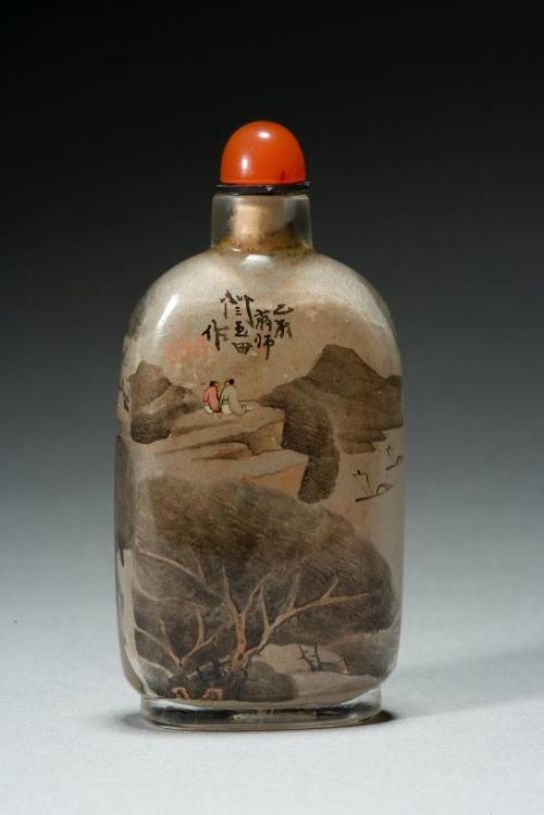 絵画 bottle Snuff bottle inside-painted with landscape and camels – Works