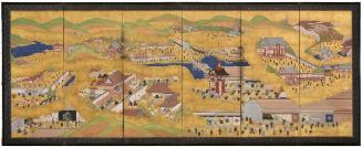 Scenes in and around Kyoto (Rakuchu rakugai zu)