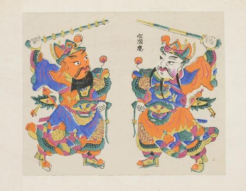 Door gods Yuchi Gong and Qin Qiong